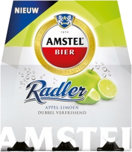 Amstel Radler appel - Limoen  set van 6 flesjes á 0,30 liter